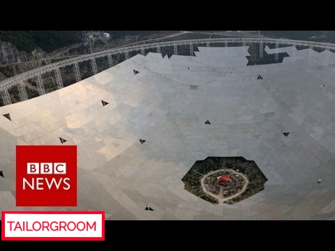 China Builds Mega Sized Radio Telescope