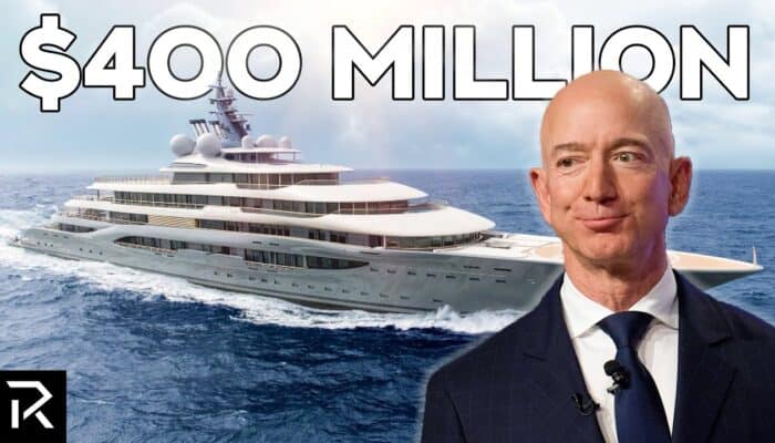 JEFF BEZOS’ $400 MILLION MEGA YACHT!